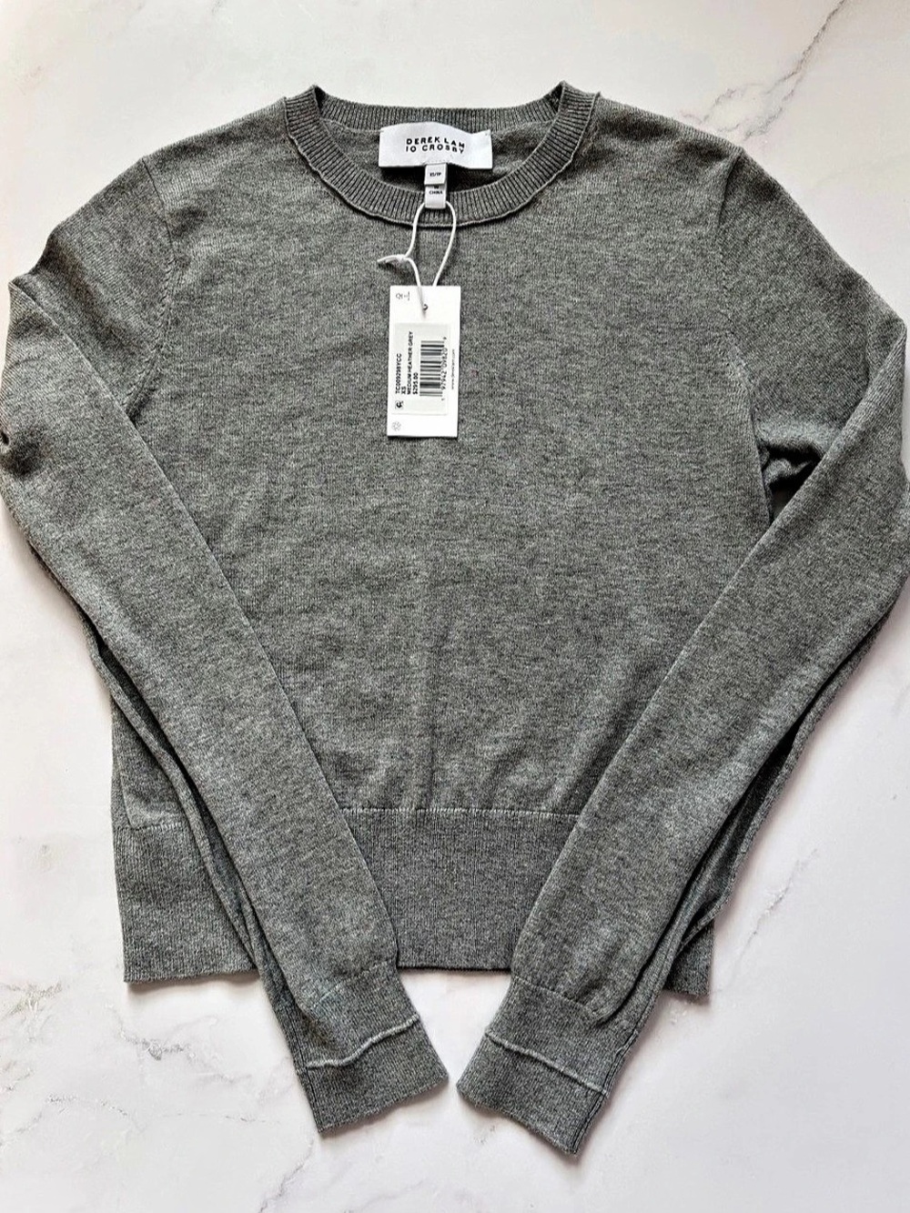 Derek Lam 10 Crosby Crewneck Sweater in Gray Size XS NWT